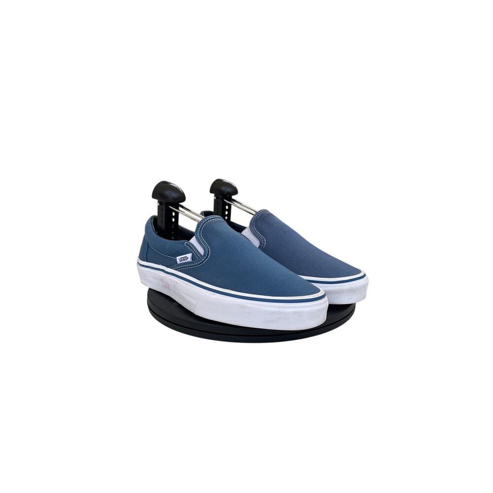 Womens Vans Classic Slip-On 'Summer Blue' Canvas Shoes Sneakers Size 7.5 - Picture 3 of 6